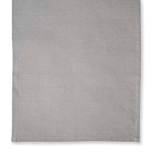 Runner in lino grigio chiaro 40 × 145 cm — foto Świat Lnu
