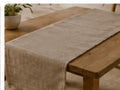 Runner in lino con olive 40 × 140 cm