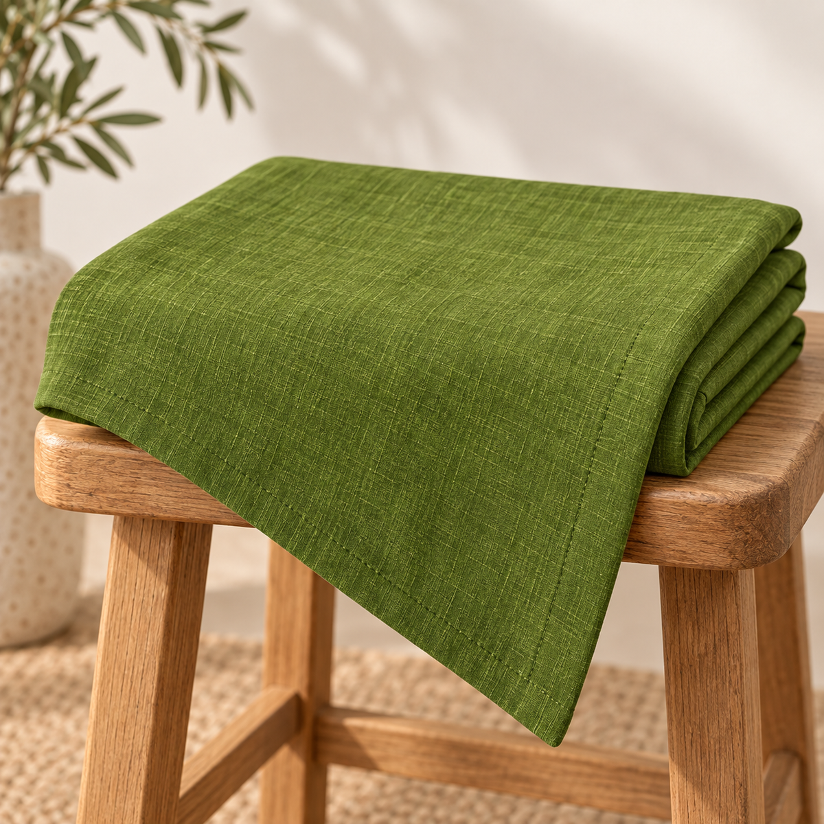 Tovaglia in lino verde