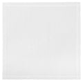 Set di tovaglioli in lino bianco con orlo a giorno 40 × 40 cm
