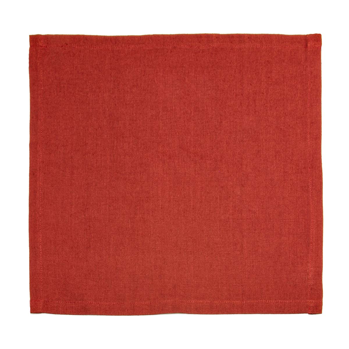 Set di tovaglioli in lino bordeaux 40 × 40 cm
