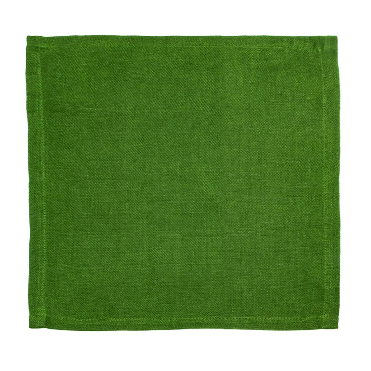 Set di tovaglioli in lino verde 40 × 40 cm